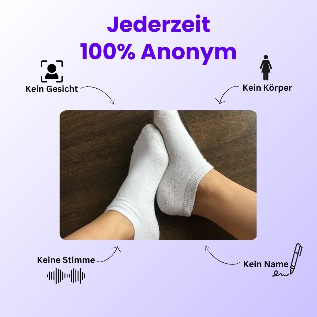 Videokurs zeigt dir: Wie du deine getragenen Socken 100% anonym verkaufen kannst