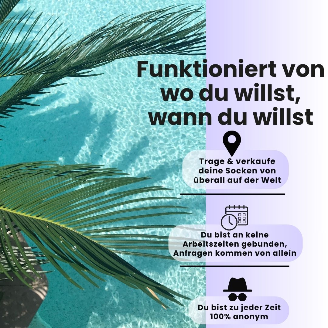 Videokurs zeigt dir: Wie du deine getragenen Socken 100% anonym verkaufen kannst